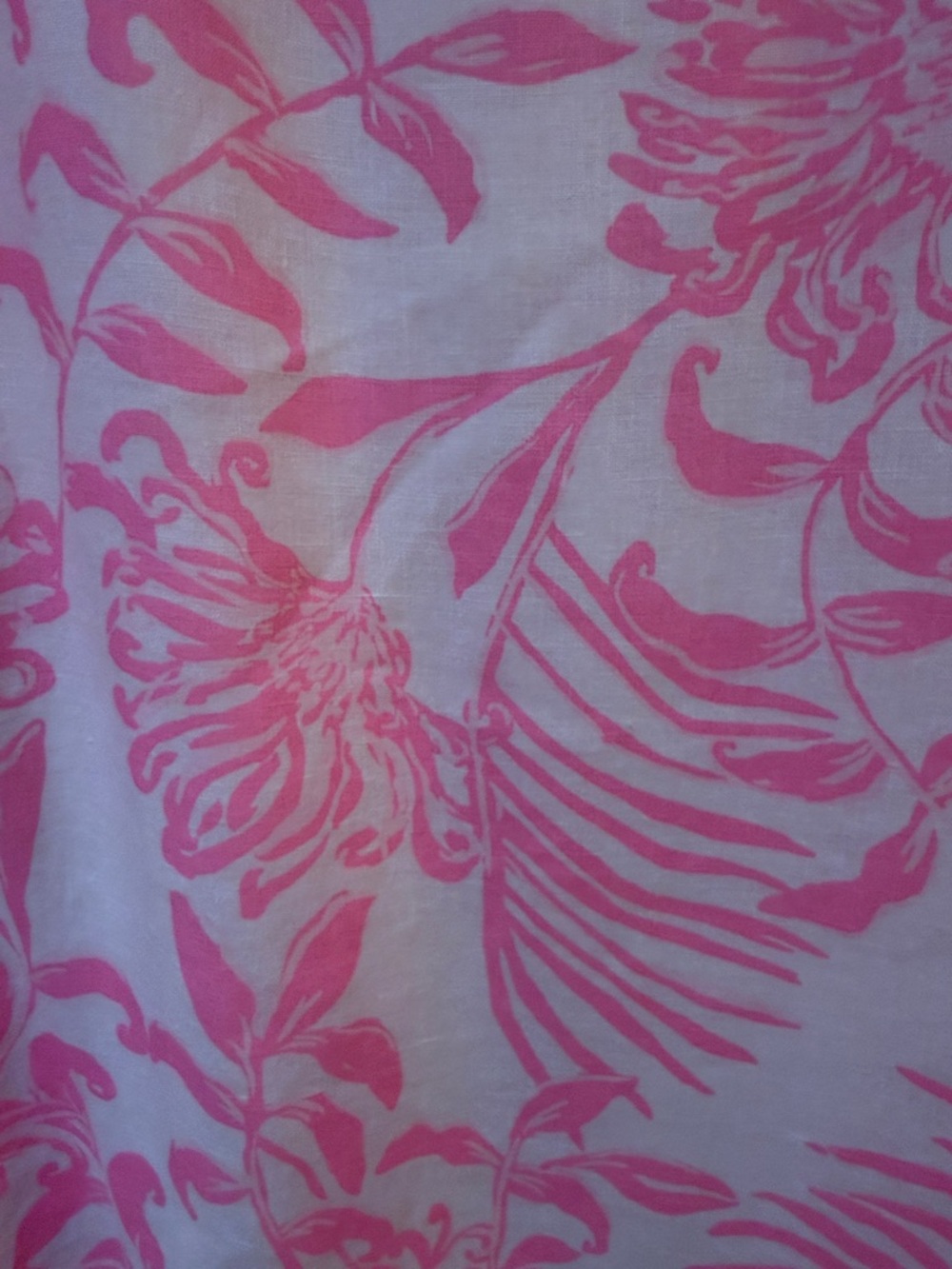 Lilly Pulitzer Pink & White Tropical Mini Shift Dress - Picture 10 of 10